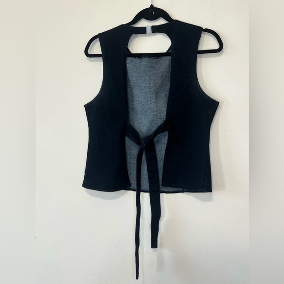 Vintage-Inspired Forever 21 Denim Top (Size XL) NAVY - Picture 3 of 5